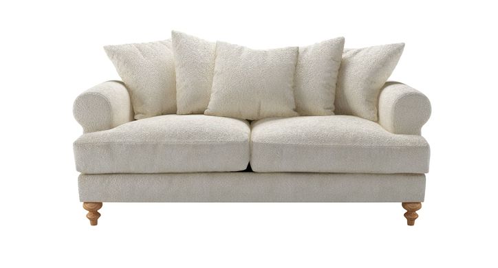 Teddy 2.5 Seat Sofa in Oyster Luxe Boucle