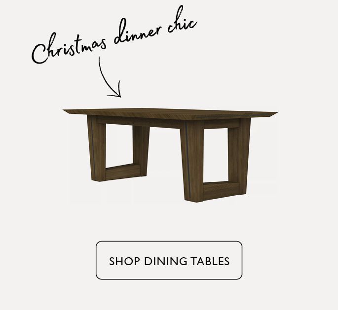Dark brown dinner table